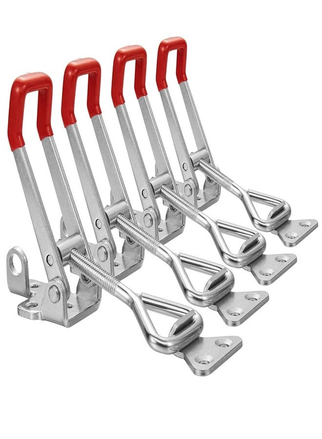 Serplex® 4Pcs Toggle Clamps, 1320Lbs Holding Capacity, Heavy-Duty Latch Clamps, Adjustable Toggle Latches, Rust-Resistant, Latch Door Lock Cabinet Lock for Doors, Cabinets - Image 1